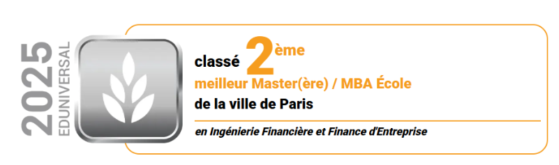 Eduniversal classé 2ème meilleur master