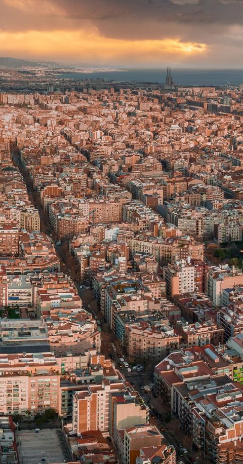 Paysage de barcelone