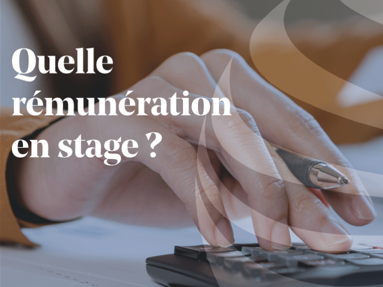 Article - La rémunération d'un stage